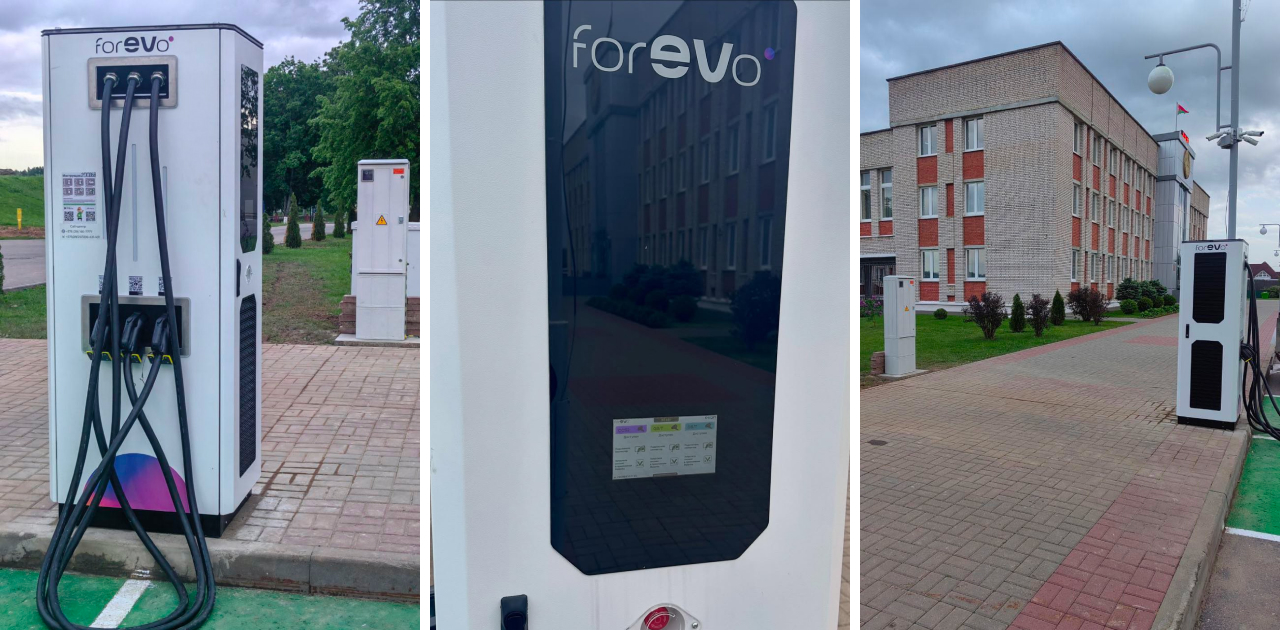 Верхнедвинск Зарядная станция 80 кВт CCS2 + 2хGBT