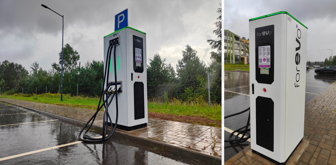 Кленовая аллея 28 Зеленая гавань ЭЗС 80 кВт Evon