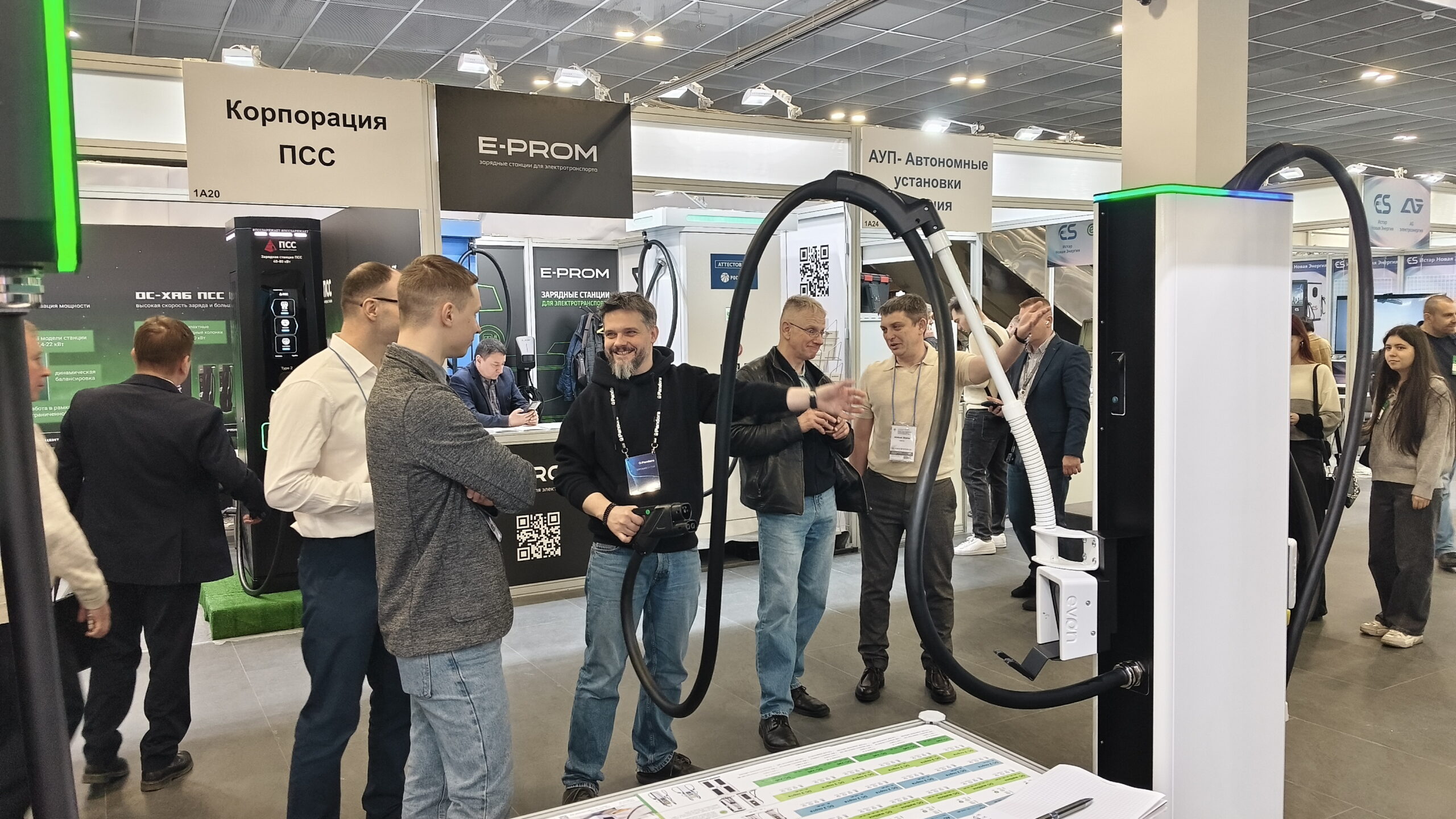 Зарядные станции EVON на выставке RENWEX 2026