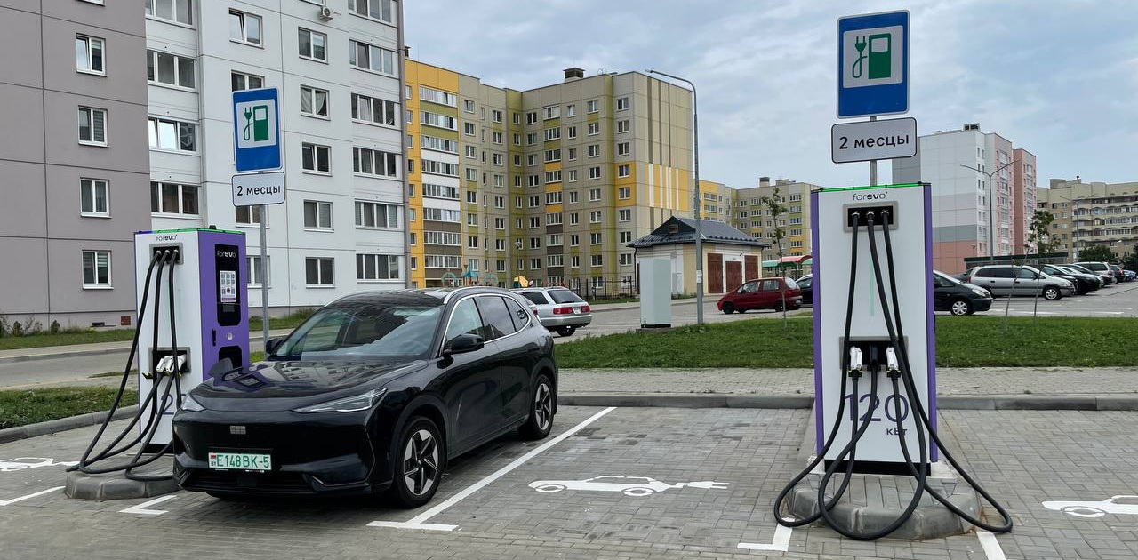 Корзюки зарядные станции EVON 120 кВт